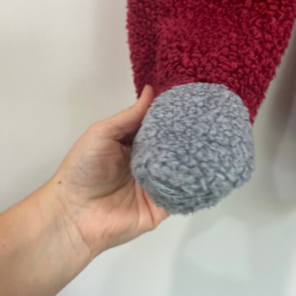 NFL Team Apparel Commanders Burgundy Gray Hooded Fleece Baby Romper 6-9M - Picture 5 of 9